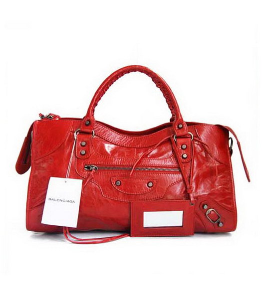 Giant City hardware Argento Handbag_Red